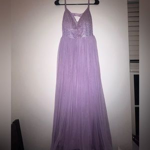 Purple prom dress